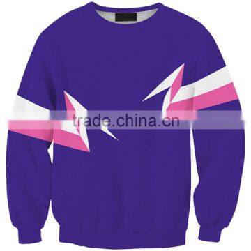 Blue color custom sublimation sweatshirt