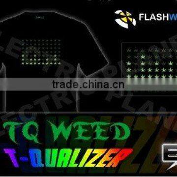 [Super Deal]Wholesale 2009 fashion hot sale T-shirt A32,el t-shirt,led t-shirt