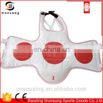 PU leather taekwondo chest guard chest breast guards mma chest