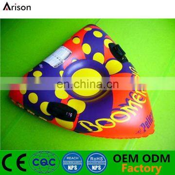 Thick Triangle Inflatable Snow Board Inflatable Ski Board Inflatable Snow Tube With Handles photo-3