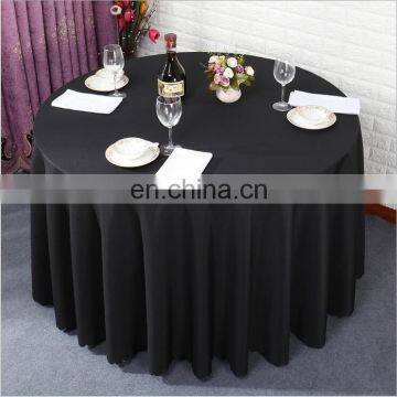 Wholesale Washable Heat Hotel Banquet Table Cloth Black Tablecloths