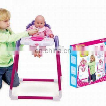 Kids Colorful Plastic Rocking Horse Toys, Riding Horse Set With Doll And Music photo-3