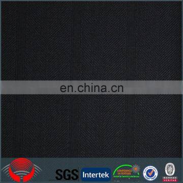 YG26-0013 Shaoxing black elegant mesh fabric for T/R suiting