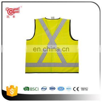 Hi Vis Cheap Safety Reflective Vest With BSCI and EN20471 Certificate