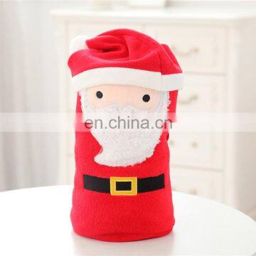 Christmas Plush Blanket with Cute Cartoon Design