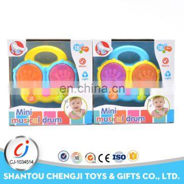 Preschool child toy plastic hand drum musical instrument for baby