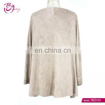 Fashion Ladies Mature Older Knitted Cardigan for Women Over 50 photo-2