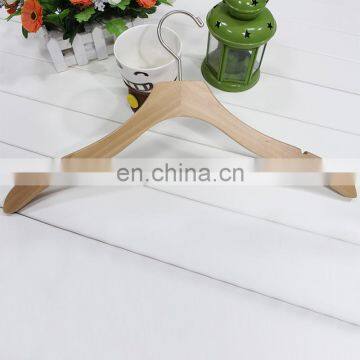 China Supplier Top Class Natural Color Lotus/Beech/ Ash Wooden Hanger