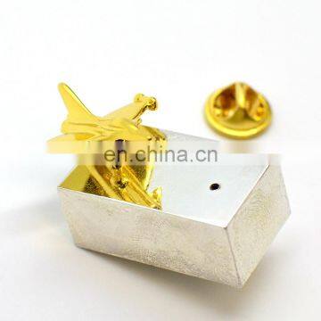 Free Sample Souvenir Commemorative Aircraft Airplane Stainless Steel Lapel Pin photo-6