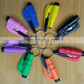 Kechain Safety Hammer Keyring Seat Belt Cutter Car Window Glass Breaker photo-5