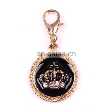 Metal Enamel Bottle Keychain Lobster Clasps Keyring With Colorful Crystal Coke Keychain for Bag Accessories photo-2