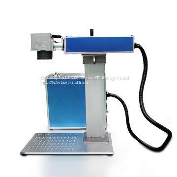 New type sealed cabinet 20W fiber laser marking machine/ laser marking machine/ fiber laser marking for metal