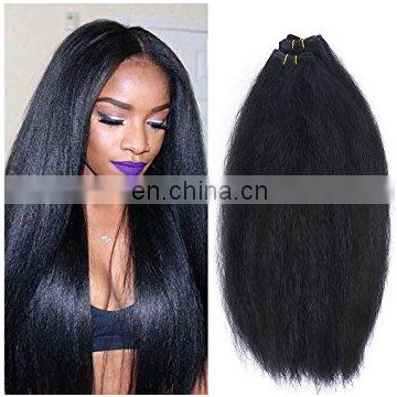 2017 hot sale kinky straight 8a grade natural raw indian hair