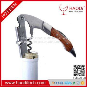 Color Wood Wine Corkscrew,With a Comfortable Rosewood handle,Wine And Beer Bottle Opener For Bartenders, Waiters