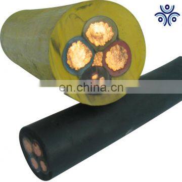 Mining cable  copper conductor  EPR insulation Rubber sheath