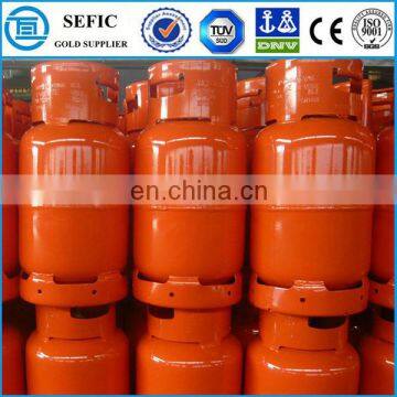 3kg-48kg Orange Color Low Pressure LPG Gas Cylinder Filling