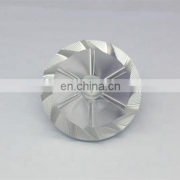 RHE7 NH374608 59.70/82.00mm 6+6 blades turbo milling/Aluminum 2618/billet compressor wheel for VX88/VX89