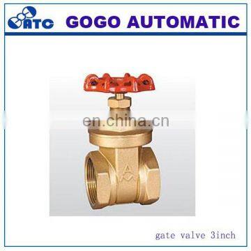 gate valve 3 inch Brass valve thickening Z15W-16T