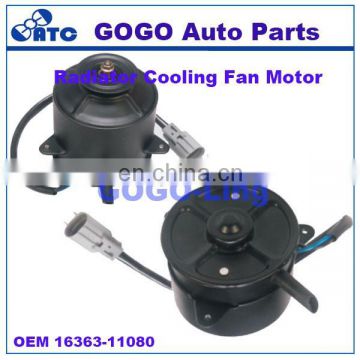 GOGO radiator cooling fan motor for TY Tercel Paseo OEM 16363-11080 620-527 16361-74070