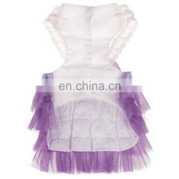 Wholesale Factory Manufacturer Pink Big Apparel Sexy Wedding Pet Dog Clothes Dress photo-6