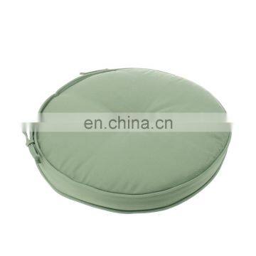 Home Decor Cyclic Breathable Solid Color Light Green Round Chair Pad Seat Cushion Pad photo-4