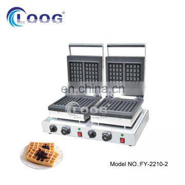 2017 Hot Item Square Waffle Maker Commercial Use Belgian Waffle Maker Machine Baker For Sale