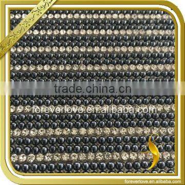 Custom Design Rhinestone Sheet Hotfix Aluminum Crystal Rhinestone Mesh FRM-210