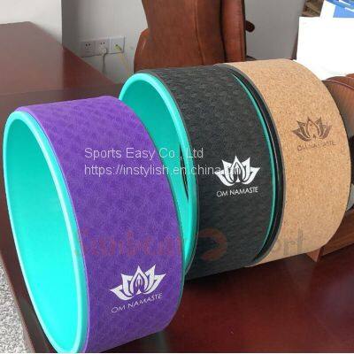 Factory Wholesale ABS Yoga Wheel Fitness Wheeler for Back Training