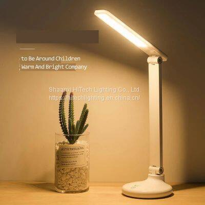 New eye protection desk table lamp learning led charging desk lamp folding reading desk lamp student gift night lights