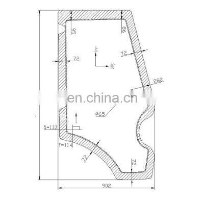 Front Door Left Hand Door Windshield Glass For Excavator For JCB 3CX