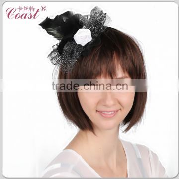 sliver beautiful wedding party bridal flower headband