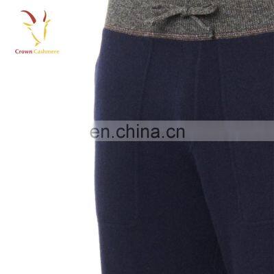 Men's 100% Cashmere Knitted Pants photo-4