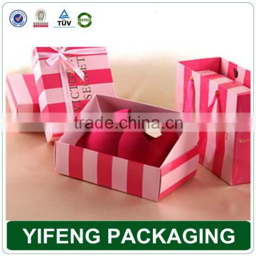 Custom Cheap Paper Cardboard bra packaging storage box