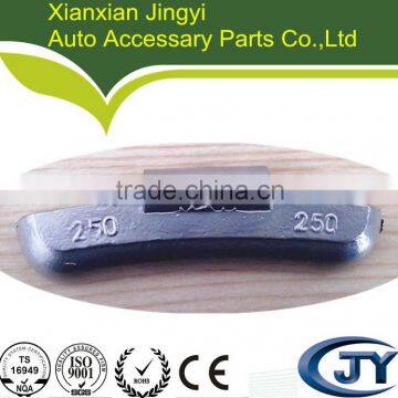 250g Pb clip on wheel balancing weight for middle bus