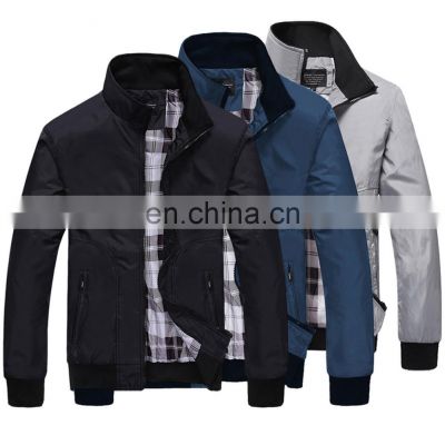 Men's Casual Jacket Outdoor Sportswear Windbreaker Jacket Men's Bomber Stand Collar Business Jacket Wholesale