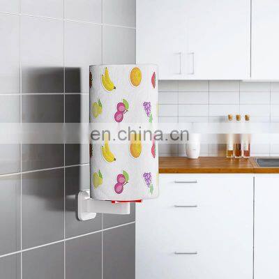 Wholesale Sustainable Tissue White Decor Mount Kitchen Bathroom Roll Paper Towel Holder Rack photo-2