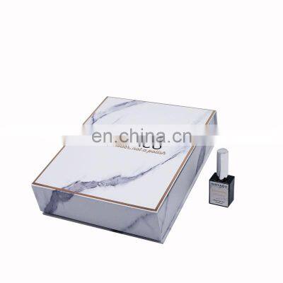 Personalized White Nail Care Box Packaging Nail Gel Polish Cardboard Box Suppliers photo-3