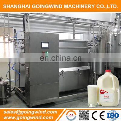 Automatic 1000l h milk uht sterilizer machine auto 300l h 500l h yogurt sterilizer equipment cheap price for sale