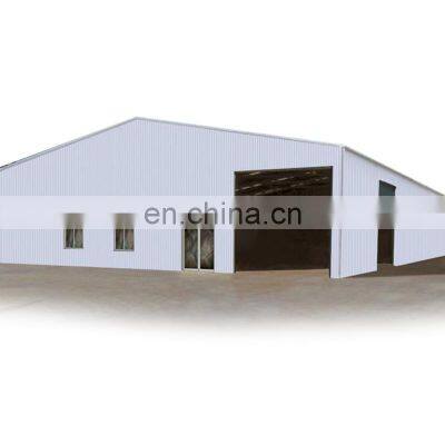 Fast Install Fabricated ISO9001 Q345B Large Span Prefab Qatar Structural Steel Frame Warehouse