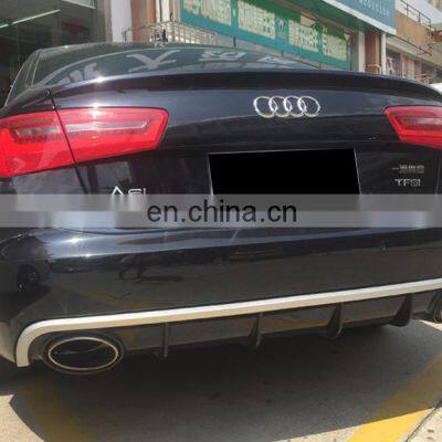 A6 or S6 C7 Rear Diffuser With Tailpipe For Audi A6 or S6 C7 Audi Diffuser 2012 2013 2014 2015 photo-5