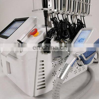 Portable Machine Fat Removal Facial Cryo 360 Machines Weight Loss Cryolipolysis 5 in 1 40K Fat Freeze Body Slimming Machine photo-3