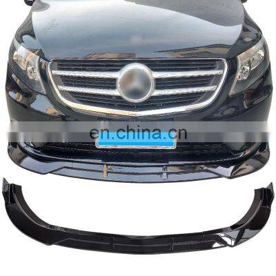 Hot sale car spare parts three-parts form auto front lips  For Mercedes-Benz Vito