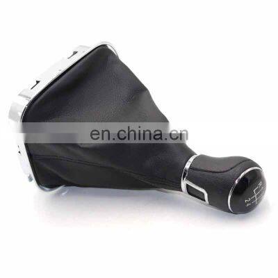 Car Pu Leather Car Shift Gear Knob Lever Gaitor Boot Cover For VW Vento