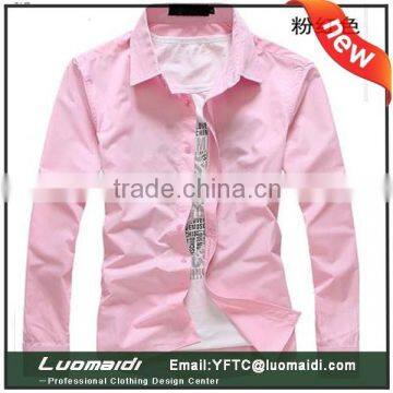 Wholesale plus size man shirt /spread collar autumn men shirt/100% cotton hot sales pure man shirt