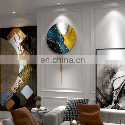 New Product Nordic Fashion Silent Movement Pendulum Clock Clock Wall For Artifacts Home Decor photo-4