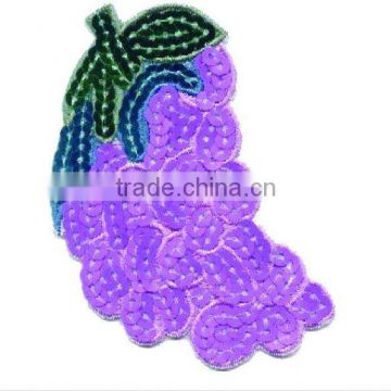 Grape Sequined Applique service for custom designs