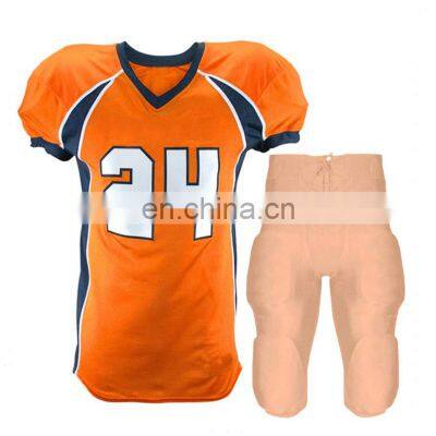 Best American Football Uniform Set Custom Design Full Sublimation American Football Uniforms