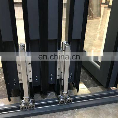 AS2047 Standard Aluminium Alloy Impact Resistance Metal Accordion Bi-folding Doors With Screens photo-5