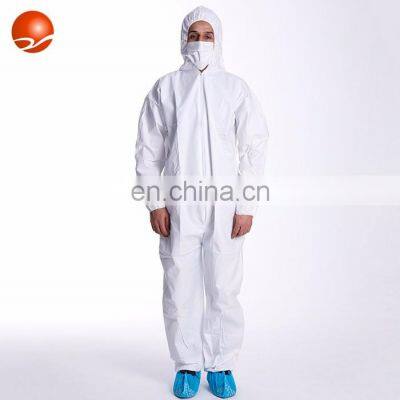65 Gsm Disposable Sms Microporous Coverall Ppe Coverall photo-3