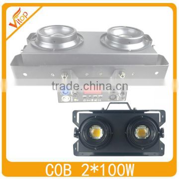 200W two eyes blinder wash led audience light warm white blinder